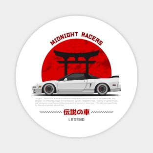 Midnight Racer White NSX JDM Magnet